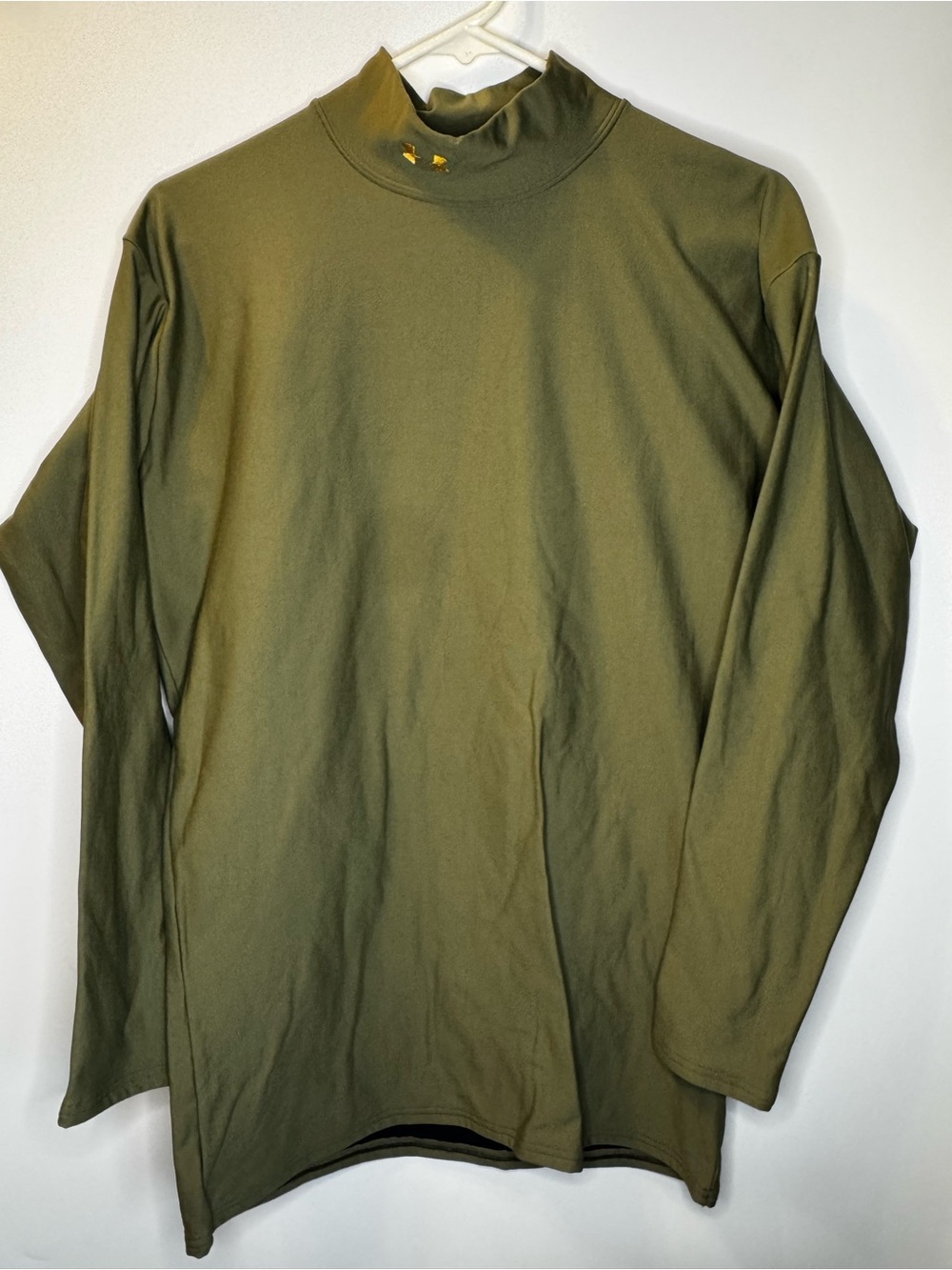 Men's Olive Green Long-Sleeve Under Armour Heat Gear